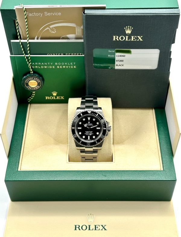 2015 Rolex Submariner 40mm 114060 Stainless Steel Black Dial for sale