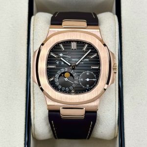 2019 Patek Philippe Nautilus 40mm 5712R Rose Gold Brown Dial for sale