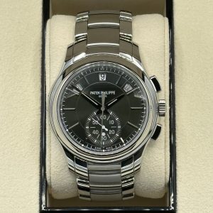 2021 Patek Philippe 42mm 5905/1A Annual Flyback Chronograph Olive Dial for sale