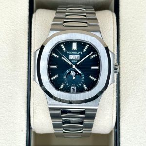 2022 Patek Philippe 40.5mm 5726/1A-014 Nautilus Moonphase Blue Dial (Unworn) for sale