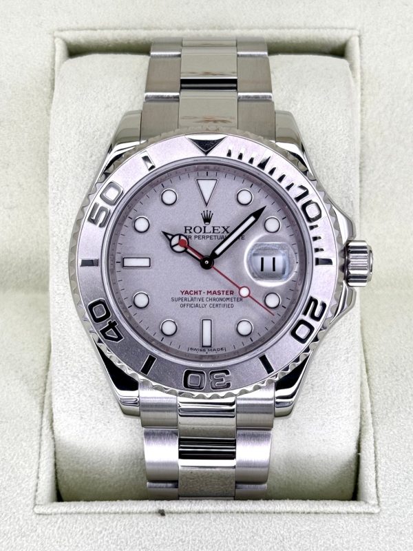 2014 Rolex Yacht-Master 40mm 16622 Platinum Bezel and Dial for sale