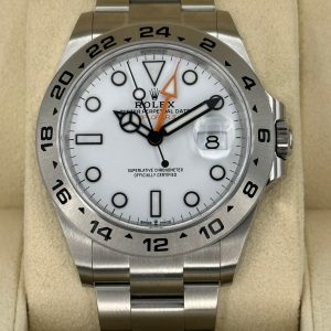 2023 Rolex Explorer II 42mm 226570 Polar White Dial (Unworn) for sale