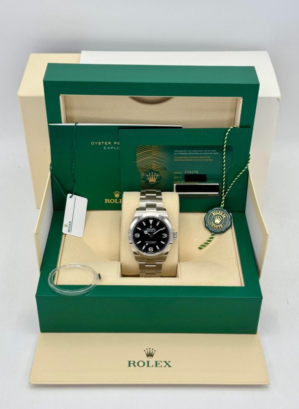 2023 Rolex Explorer 40mm 224270 Black Dial (Unworn) for sale