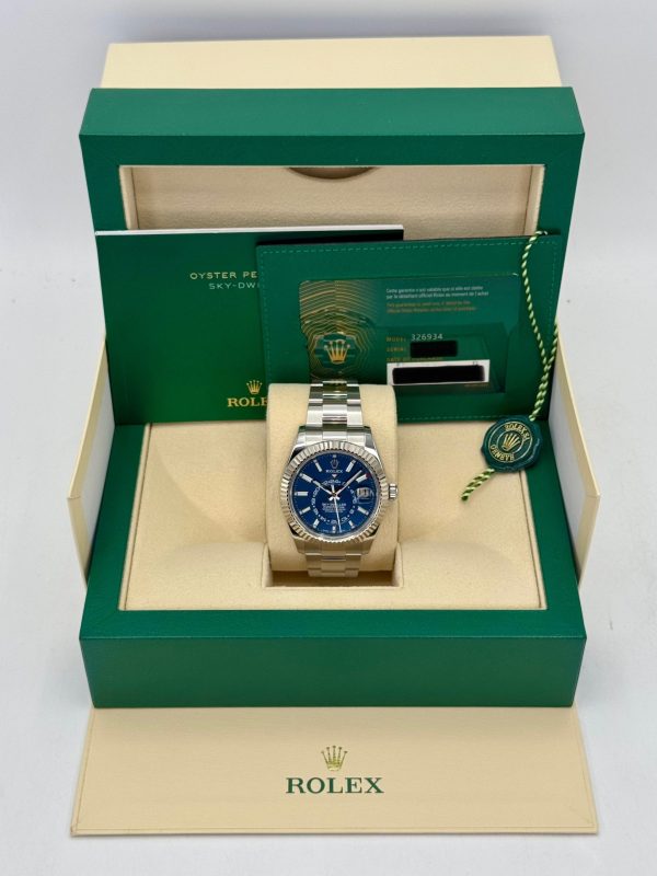 2023 Rolex Sky-Dweller 42mm 326934 Oyster Blue Dial for sale