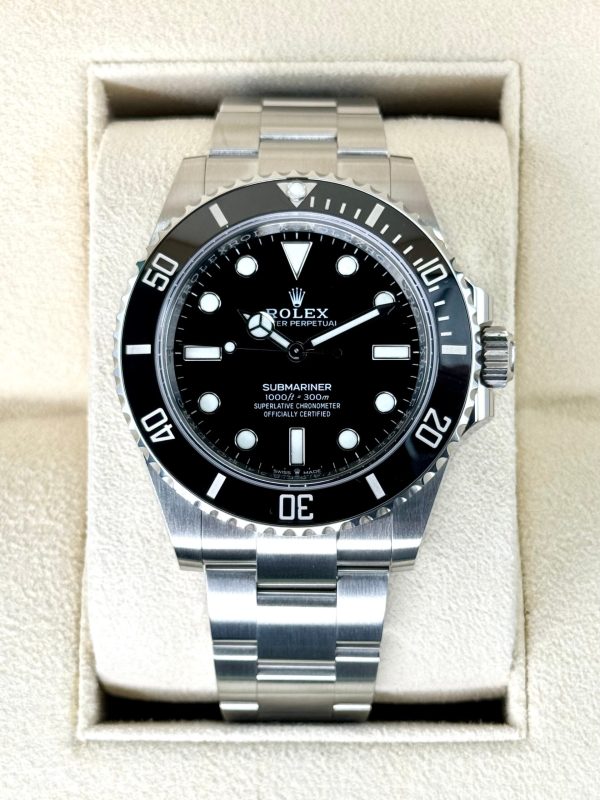 2023 Rolex Submariner 41mm 124060 Stainless Steel Black Dial for sale