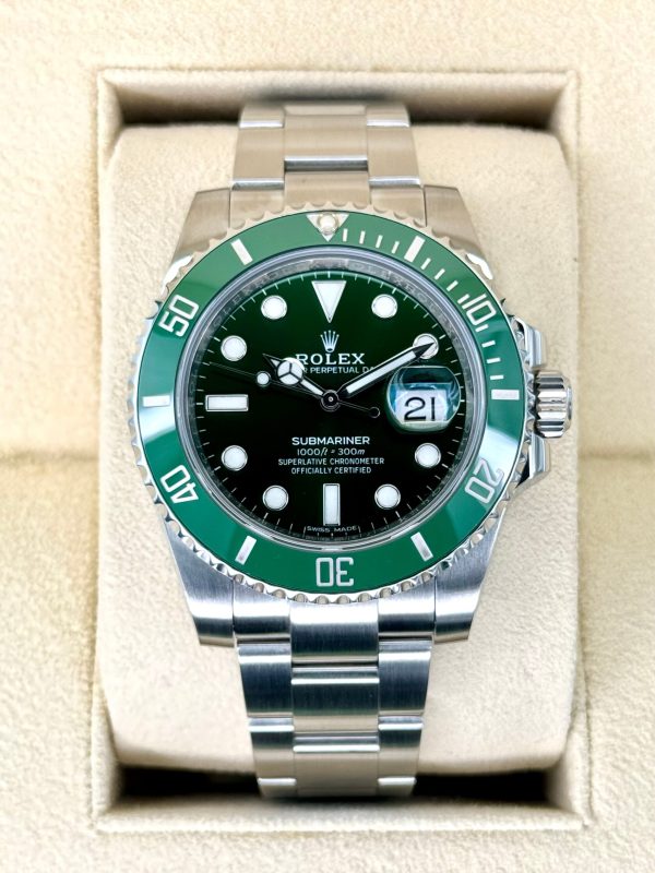 2017 Rolex Submariner “Hulk” 40mm 116610LV Green Dial (No. 3 of 5) for sale