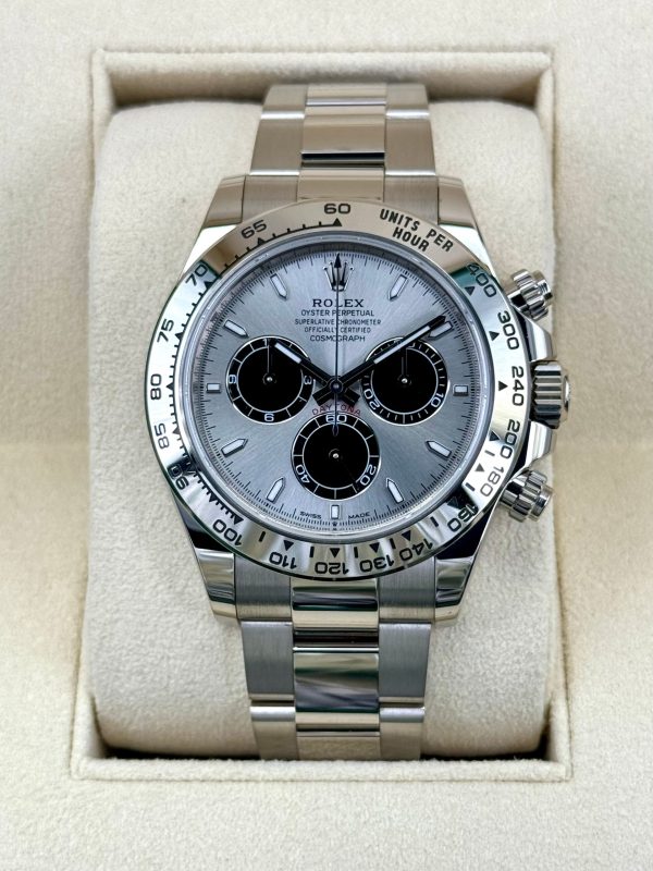 2024 Rolex Daytona 40mm 126509 White Gold Silver Ghost Dial (Unworn) for sale