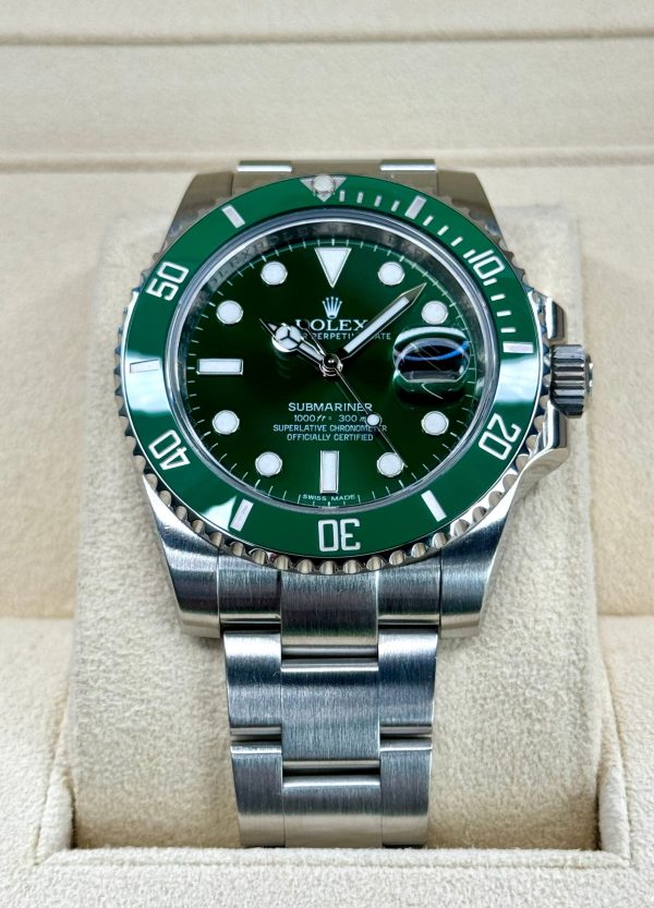 2015 Rolex Submariner “Hulk” 40mm 116610LV Green Dial (No. 5 of 7) for sale