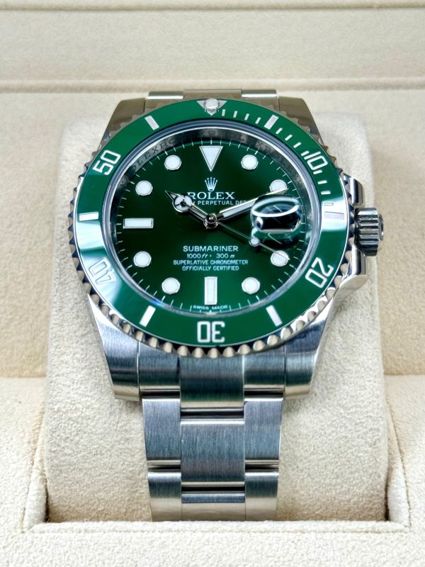 2015 Rolex Submariner “Hulk” 40mm 116610LV Green Dial (No. 6 of 7) for sale