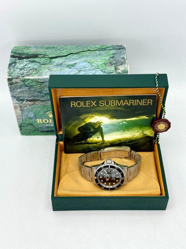 2001 Rolex Submariner Date 40mm 16610 Stainless Steel Black Dial for sale