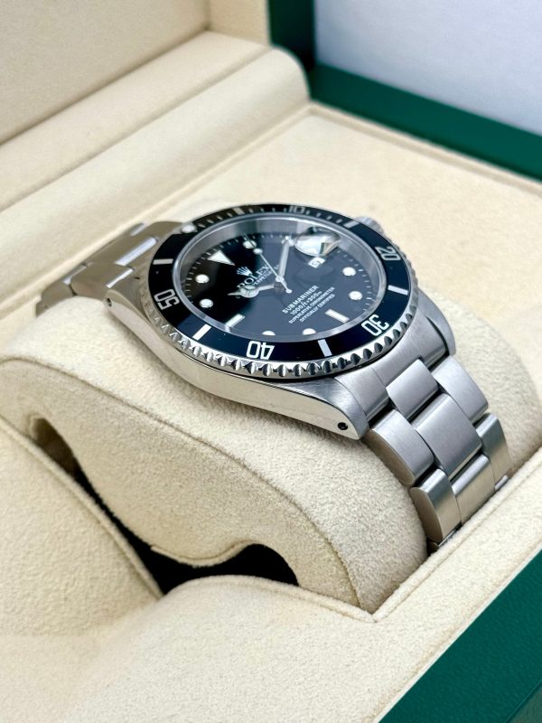 2001 Rolex Submariner Date 40mm 16610 Stainless Steel Black Dial for sale