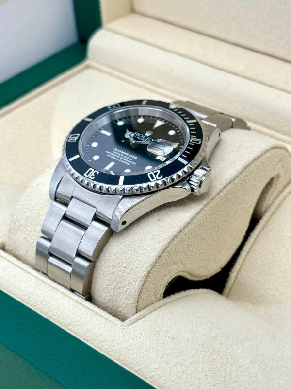 2001 Rolex Submariner Date 40mm 16610 Stainless Steel Black Dial for sale