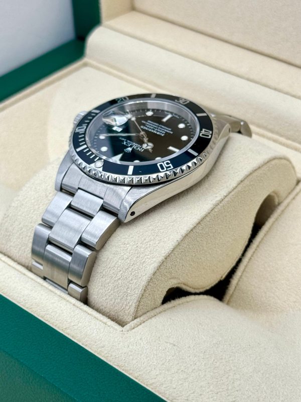 2001 Rolex Submariner Date 40mm 16610 Stainless Steel Black Dial for sale