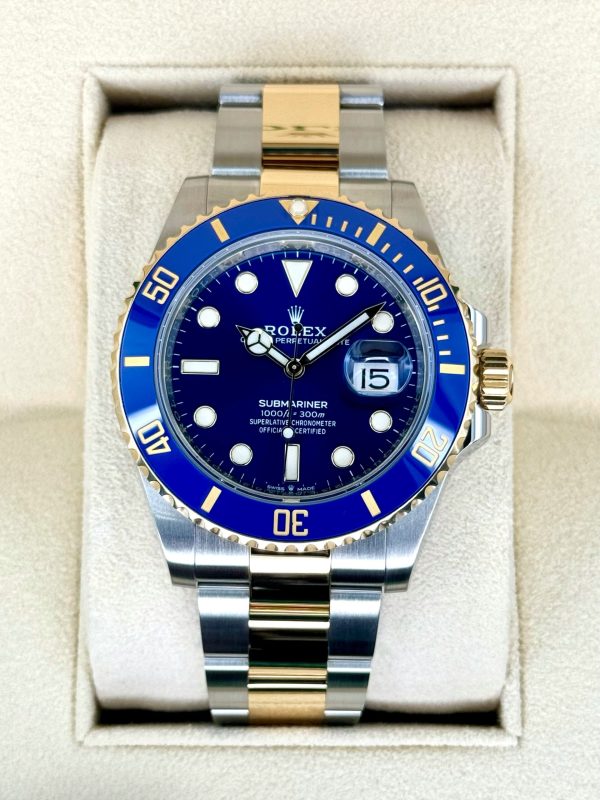 2020 Rolex Submariner “Bluesy” 41mm 126613LB Two-Tone Blue Dial for sale