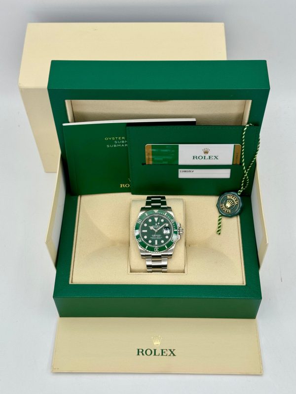 2019 Rolex Submariner “Hulk” 40mm 116610LV Green Dial (No. 5 of 6) for sale