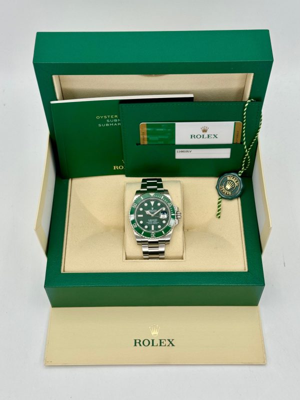 2019 Rolex Submariner “Hulk” 40mm 116610LV Green Dial (No. 5 of 6) for sale