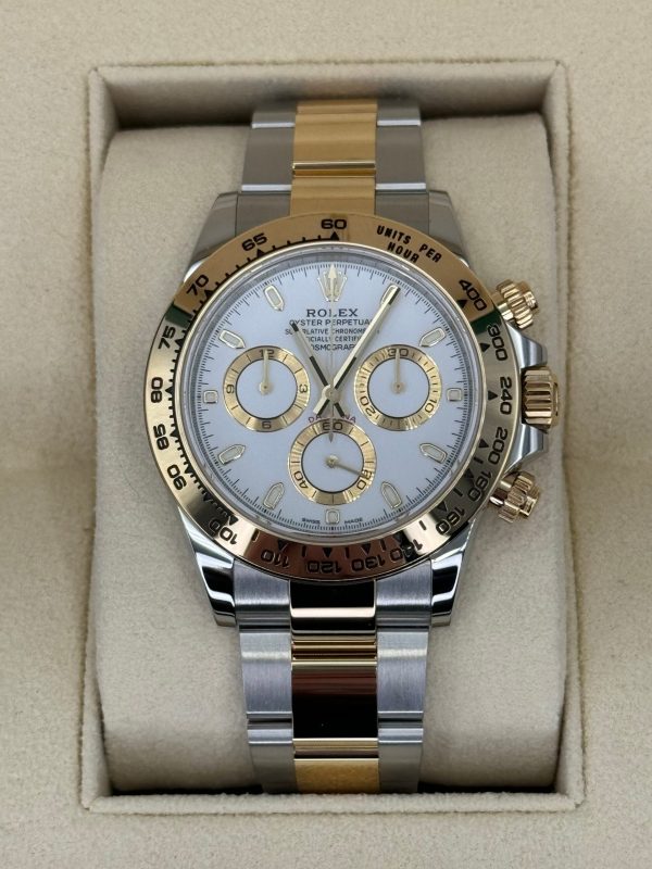 2023 Rolex Daytona 40mm 116503 Tow-Tone White Dial for sale
