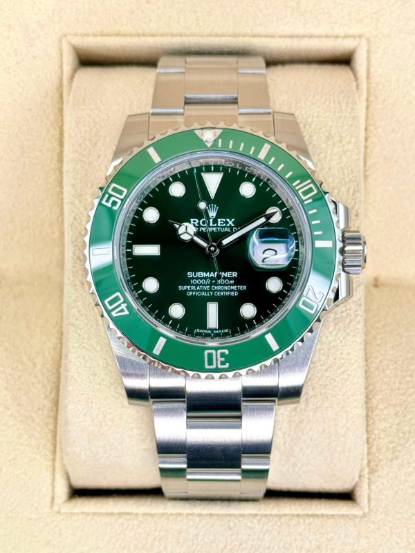 2019 Rolex Submariner “Hulk” 40mm 116610LV Green Dial (No. 5 of 6) for sale