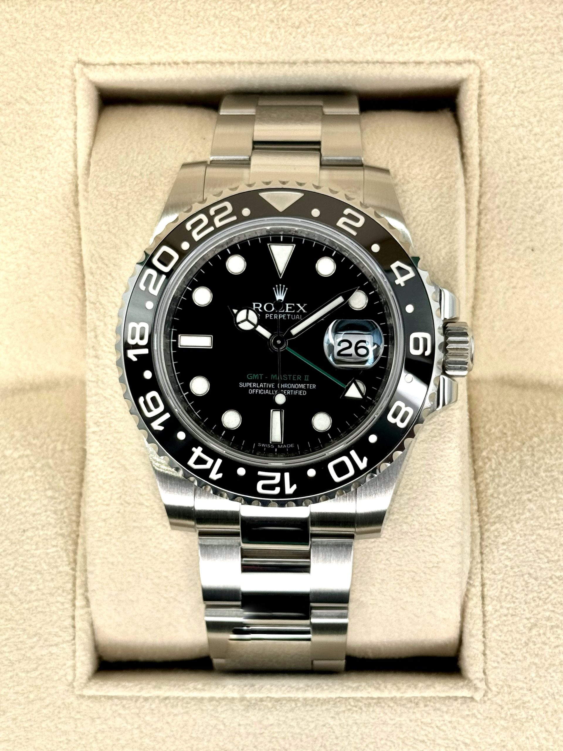 Pre owned Rolex GMT-Master II 116710LN for sale