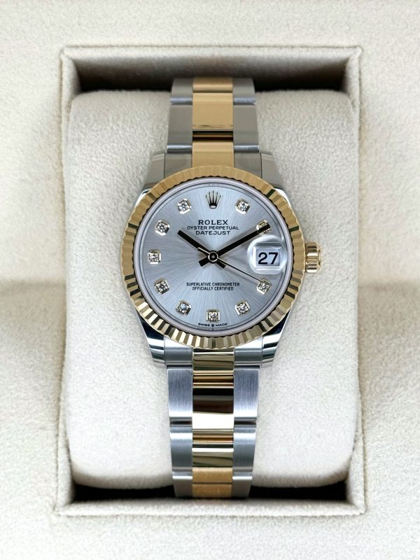 2024 Rolex Lady Datejust 31mm 278273 Two-Tone Silver Diamond Dial (Unworn) (No. 1 of 2) for sale