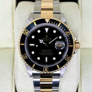 2008 Rolex Submariner 40mm 16613LN Two-Tone Black Dial for sale