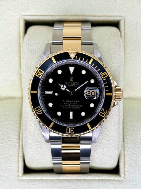 2008 Rolex Submariner 40mm 16613LN Two-Tone Black Dial for sale