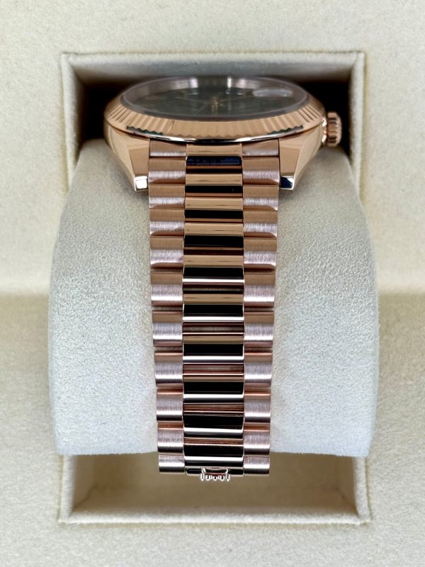 2019 Rolex Day-Date 40mm 228235 Presidential Rose Gold Olive Dial (No. 2 of 2) for sale