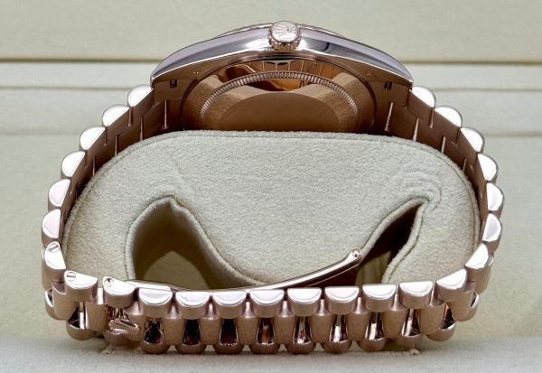 2019 Rolex Day-Date 40mm 228235 Presidential Rose Gold Olive Dial (No. 2 of 2) for sale