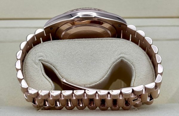 2019 Rolex Day-Date 40mm 228235 Presidential Rose Gold Olive Dial (No. 2 of 2) for sale