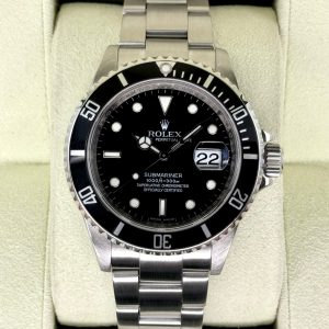 2010 Rolex Submariner Date 40mm 16610 Stainless Steel Black Dial for sale