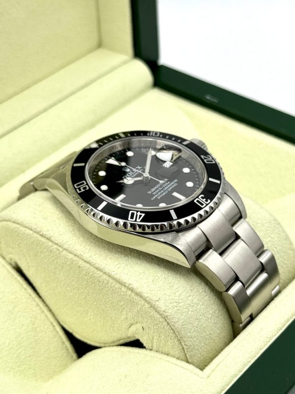 2010 Rolex Submariner Date 40mm 16610 Stainless Steel Black Dial for sale