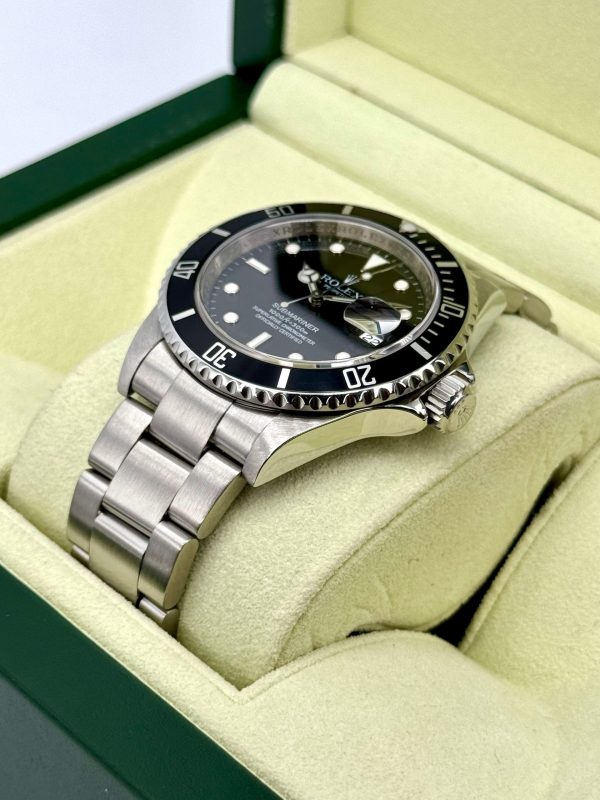2010 Rolex Submariner Date 40mm 16610 Stainless Steel Black Dial for sale