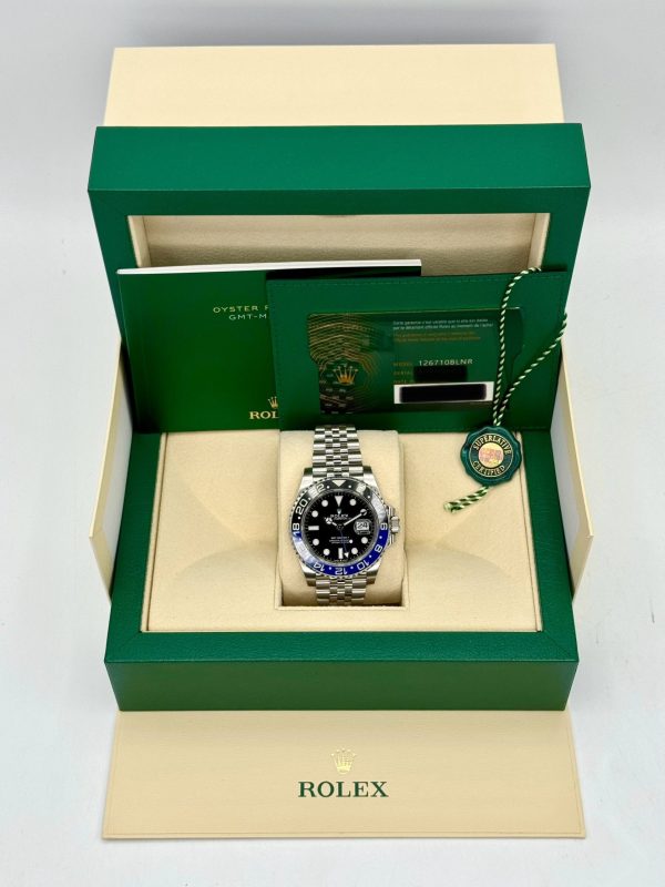 2022 Rolex GMT-Master II “Batgirl” 40mm 126710BLNR Jubilee Black Dial (No. 4 of 4) for sale