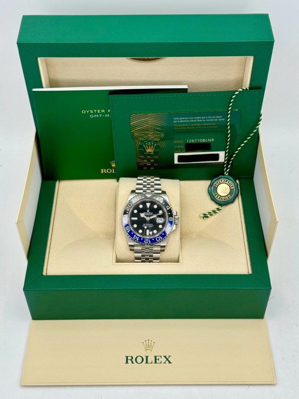 2022 Rolex GMT-Master II “Batgirl” 40mm 126710BLNR Jubilee Black Dial (No. 4 of 4) for sale