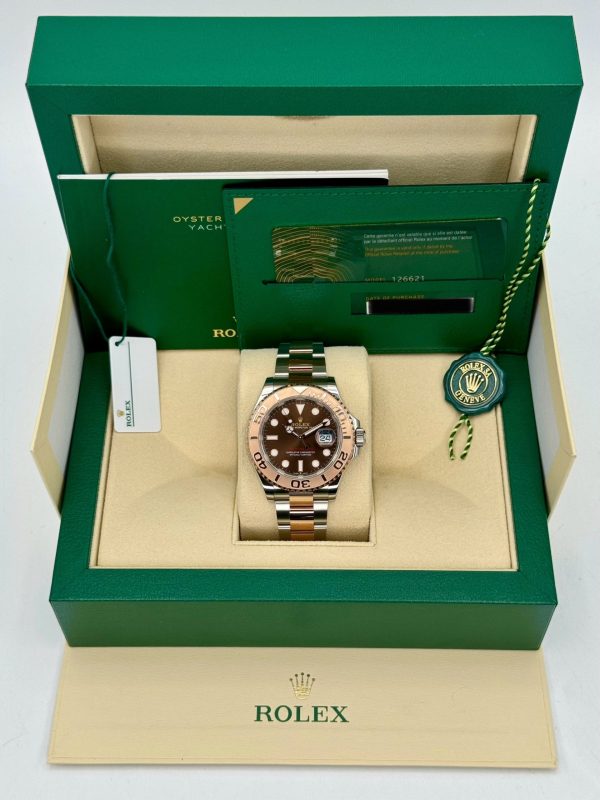 2024 Rolex Yacht-Master 40mm 126621 Two-Tone Chocolate Dial for sale