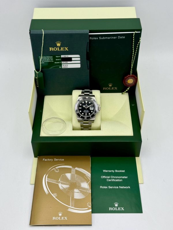 2011 Rolex Submariner 40mm 116610 Stainless Steel Black Dial for sale