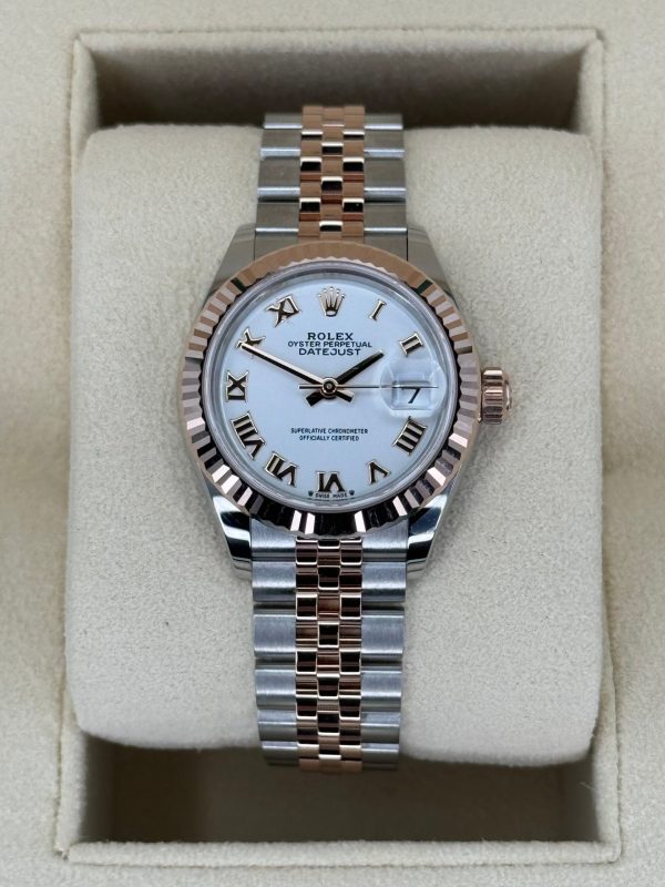 2023 Rolex Lady-Datejust 28mm 279171 Two-Tone Jubilee White Dial (Unworn) for sale
