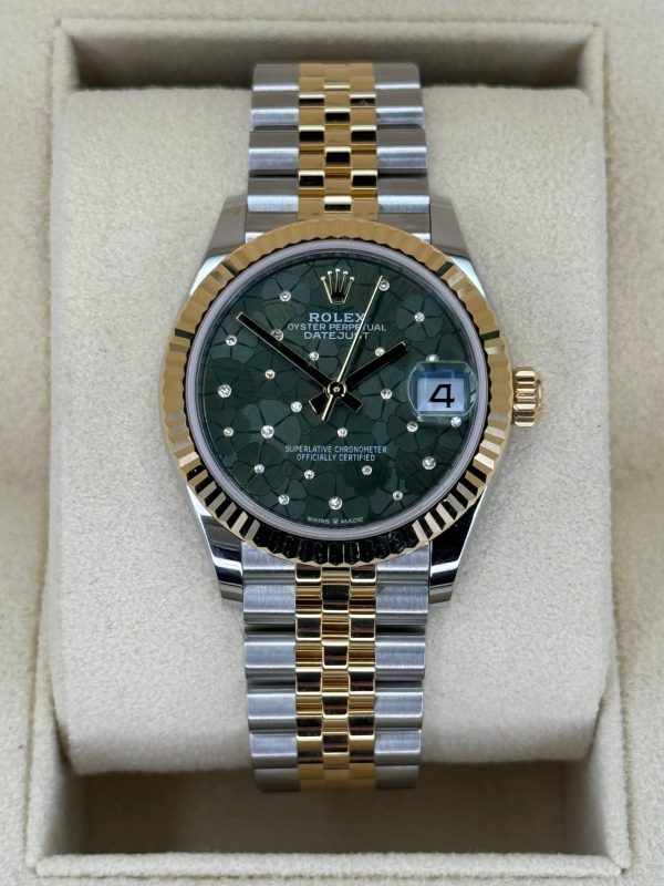 2023 Rolex Lady Datejust 31mm 278273 Two-Tone Floral Motif Dial (Unworn) for sale