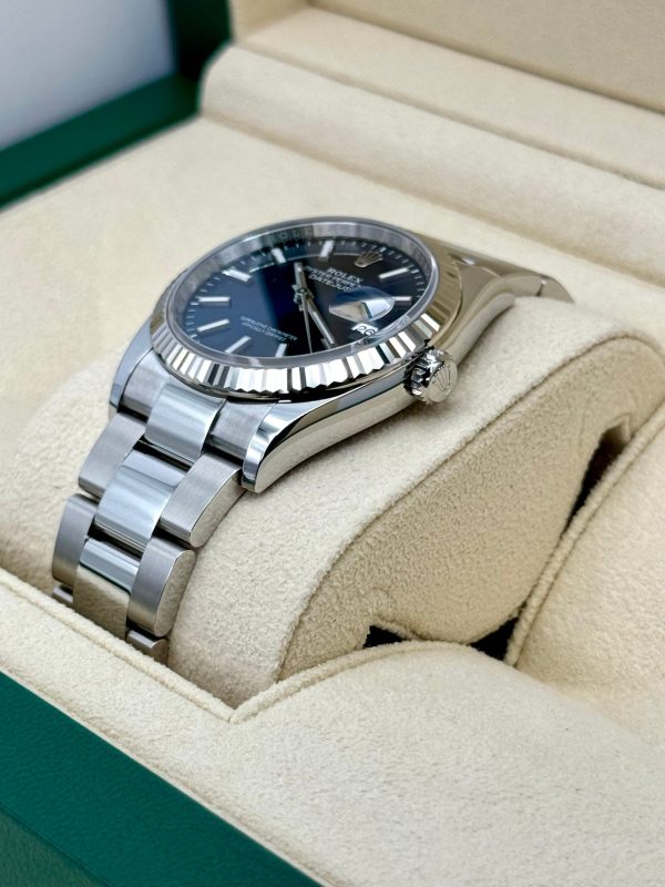 2024 Rolex Datejust 36mm 126234 Stainless Steel Oyster Blue Dial (Unworn) for sale