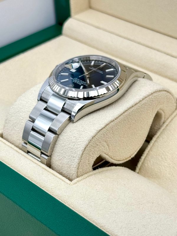 2024 Rolex Datejust 36mm 126234 Stainless Steel Oyster Blue Dial (Unworn) for sale