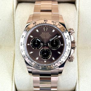2022 Rolex Daytona 40mm 116505 Rose Gold Chocolate Dial for sale