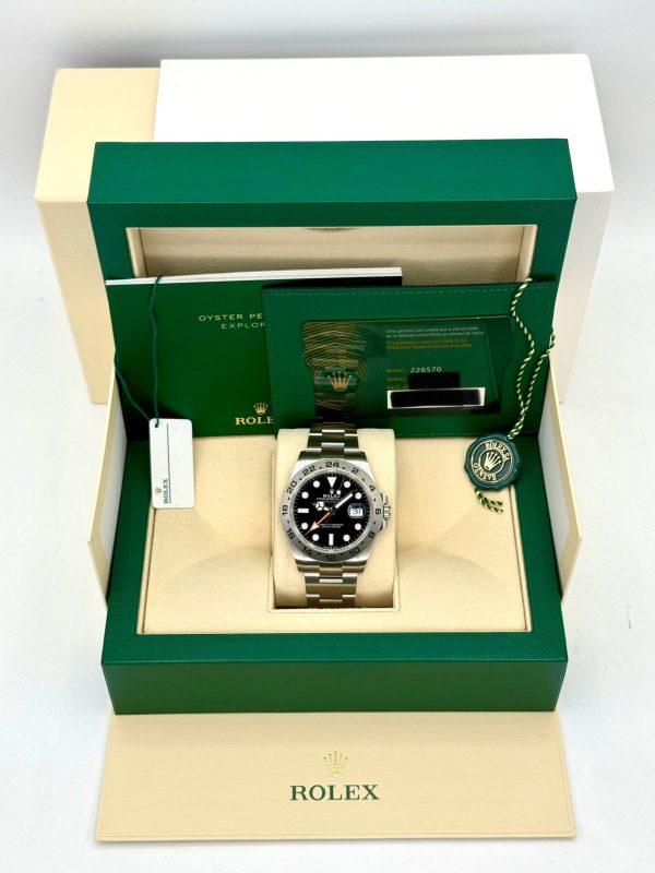 2023 Rolex Explorer II 42mm 226570 Black Dial (No. 2 of 2) for sale