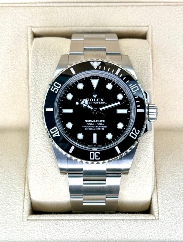 2023 Rolex Submariner 41mm 124060 Stainless Steel Black Dial (Unworn) (No. 3 of 3) for sale