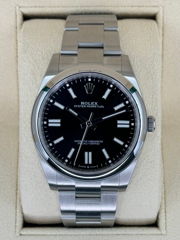 2024 Rolex Oyster Perpetual 41mm 124300 Black Dial (Unworn) for sale