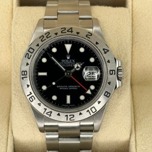 2002 Rolex Explorer II 40mm 16570 Stainless Steel Black Dial for sale