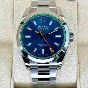 2023 Rolex Milgauss 40mm 116400GV Stainless Steel Blue Dial for sale