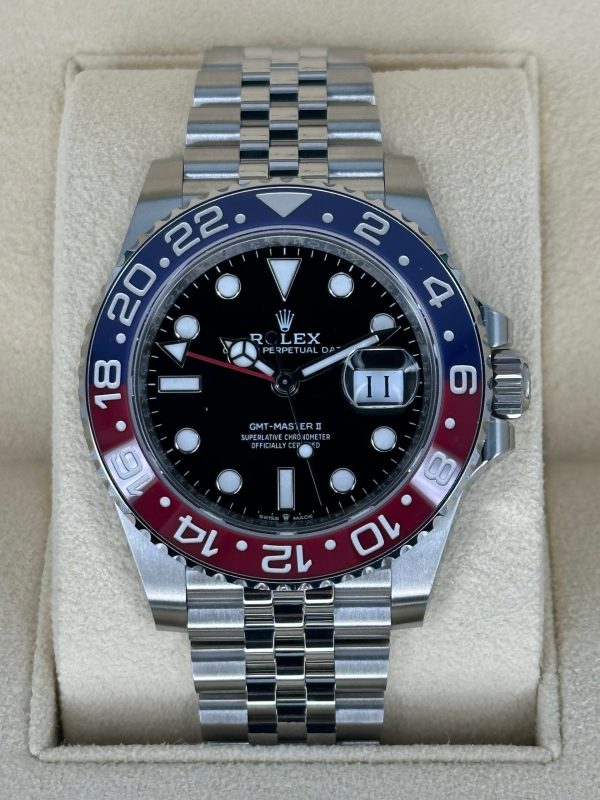 2023 Rolex GMT-Master II “Pepsi” 40mm 126710BLRO Jubilee (Unworn) for sale