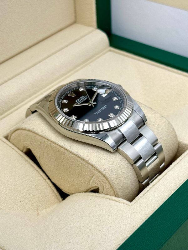 2025 Rolex Datejust 41mm 126334 Oyster Black Diamond Dial (Unworn) for sale