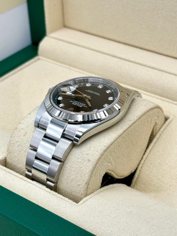 2025 Rolex Datejust 41mm 126334 Oyster Black Diamond Dial (Unworn) for sale