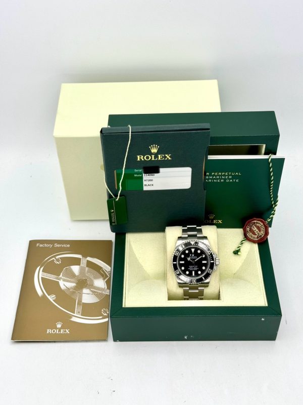 2014 Rolex Submariner 40mm 114060 Stainless Steel Black Dial for sale